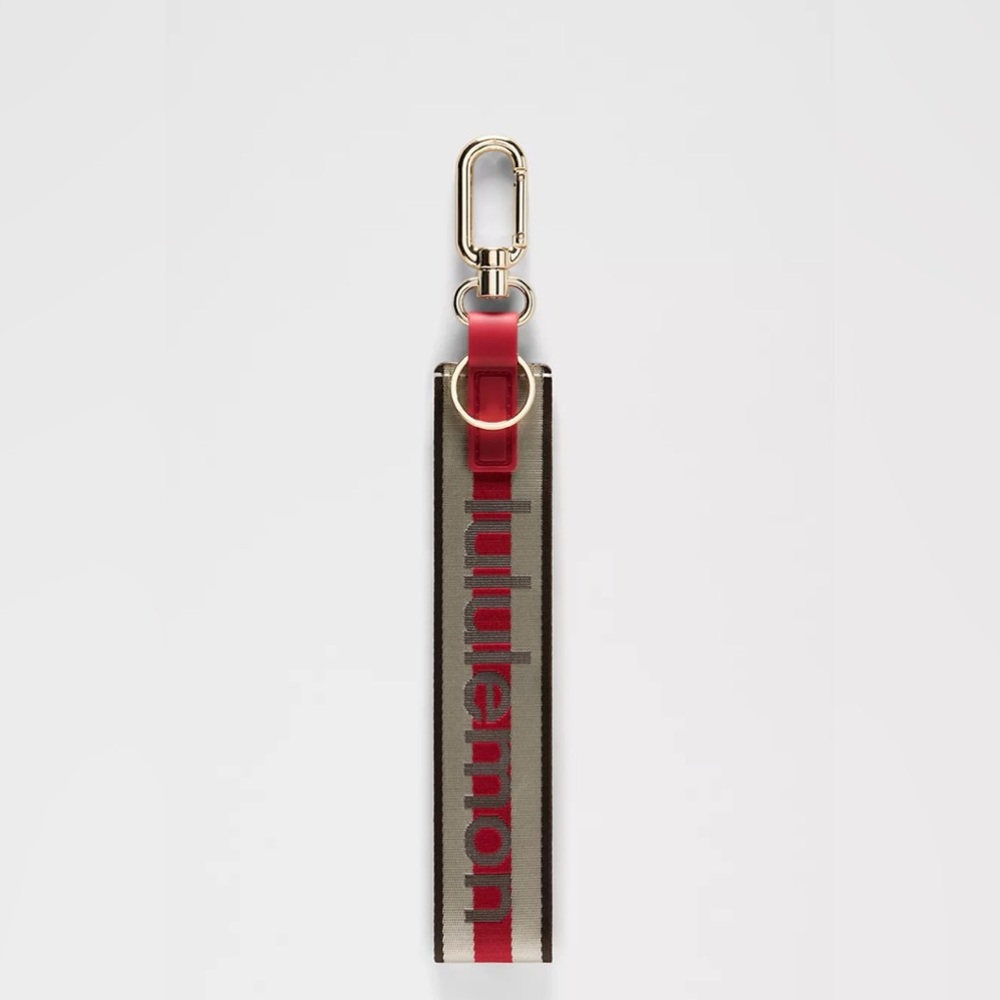 lululemon athletica Red and Gray Key Holder